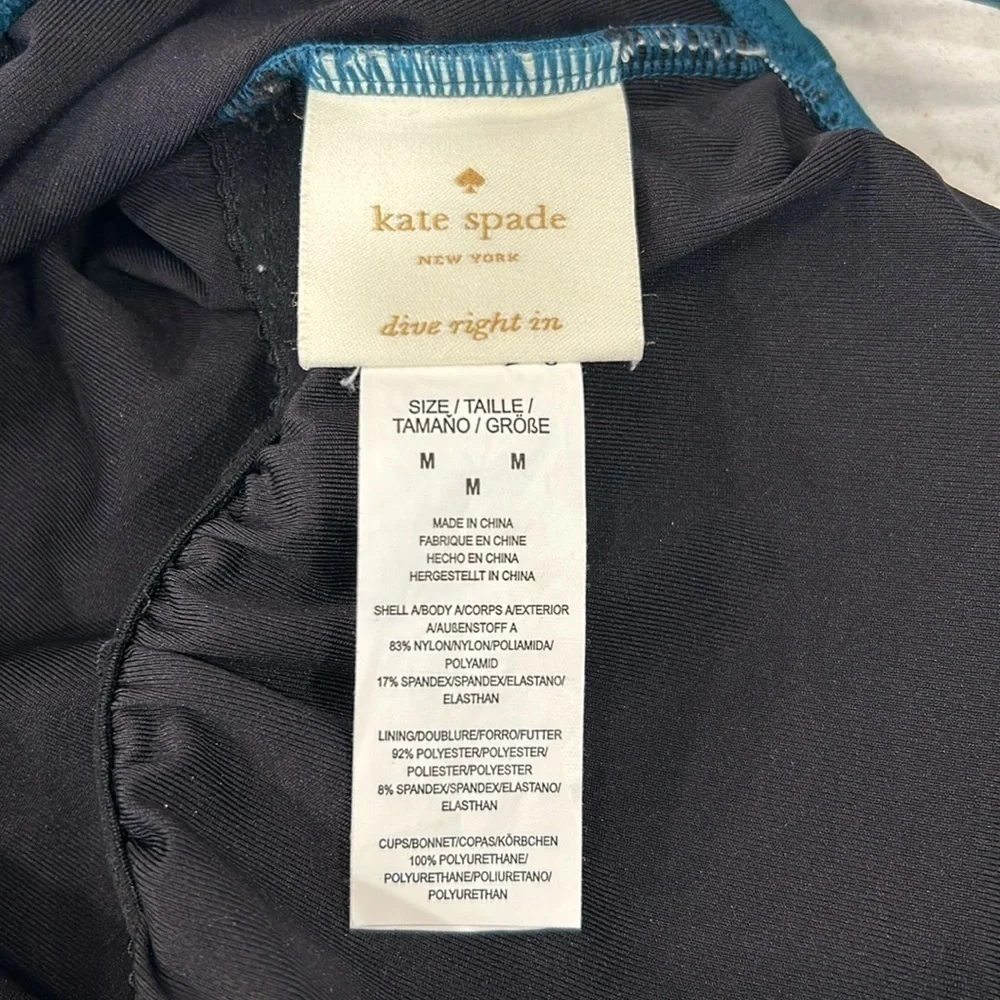 Kate Spade Crescent Bay One-Piece‎ Swimsuit Size Medium